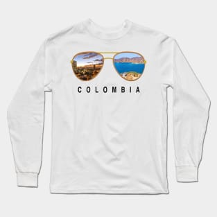 Colombia   sunglasses Long Sleeve T-Shirt